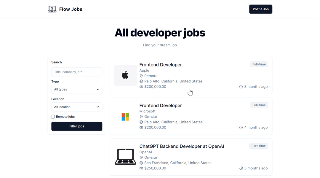 Job Search Platform